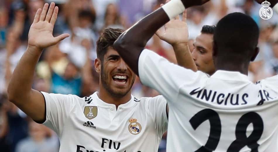 Vinícius Júnior dá assistência, Asensio marca dois e Real vence Juve