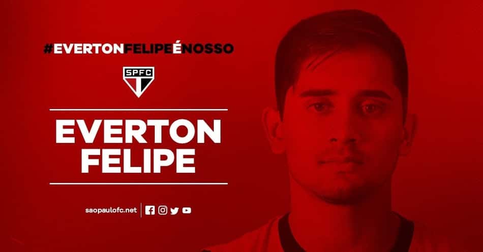 Fim da novela! São Paulo anuncia contratação de Everton Felipe
