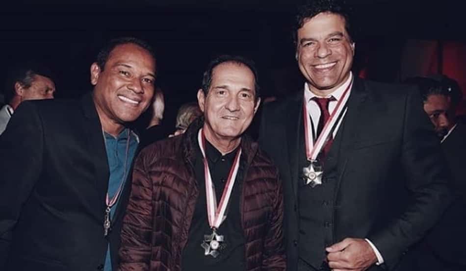 Muller, Muricy e Raí na festa do São Paulo