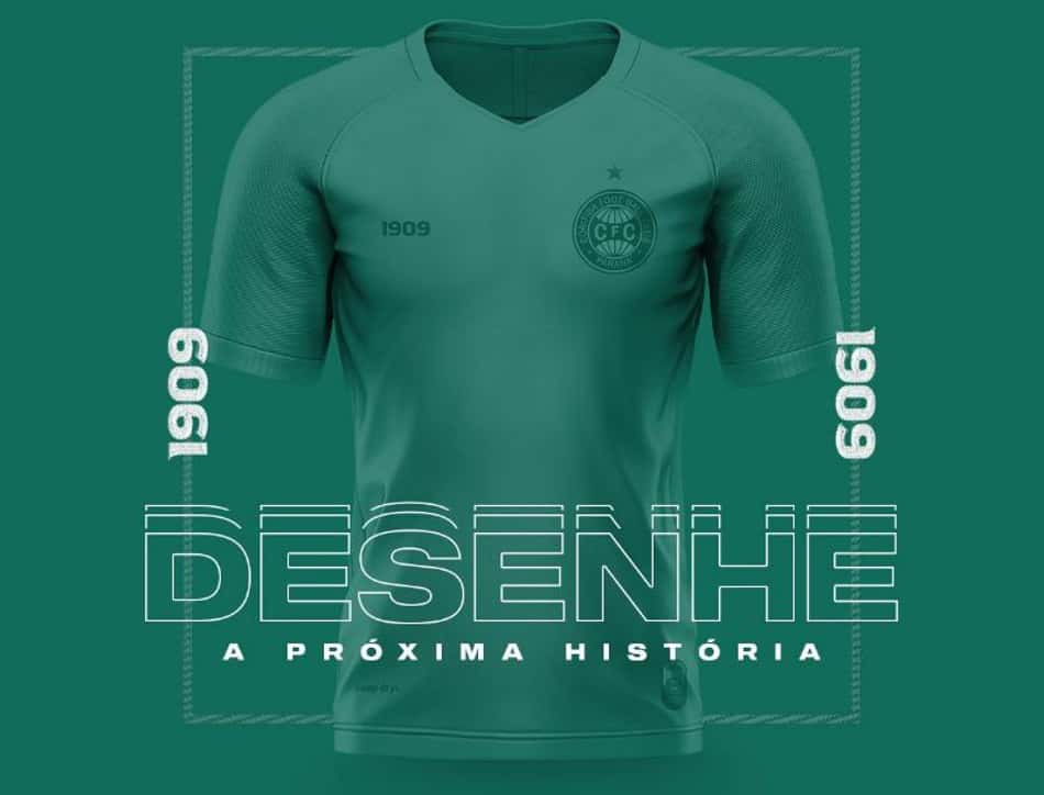 Nova terceira camisa do Coritiba será desenhada por sócios em concurso