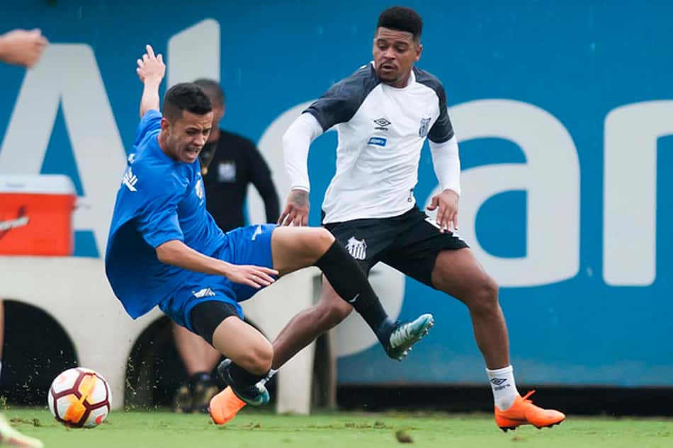 Depois de uma semana, Diogo Vitor se reapresenta no Santos
