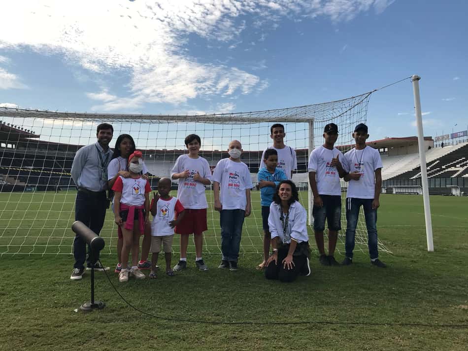 Crianças da Casa Ronald McDonald inauguram Tour da Colina