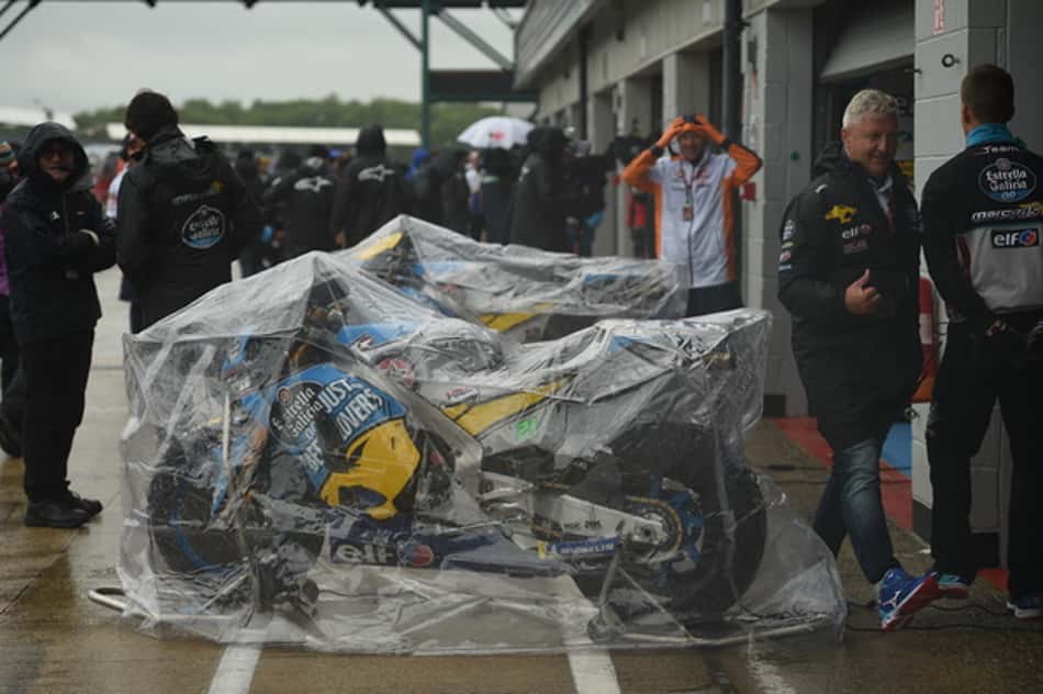 Grande Prêmio de Silverstone na MotoGP é cancelado devido a chuva