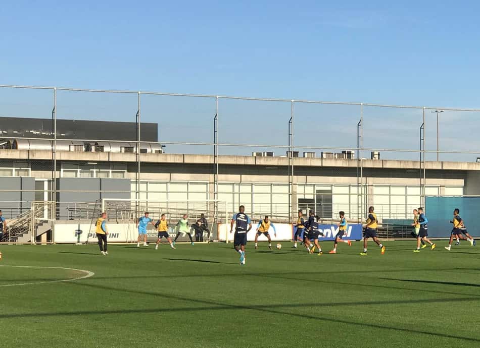 Grêmio realiza último treino antes de duelo na Libertadores