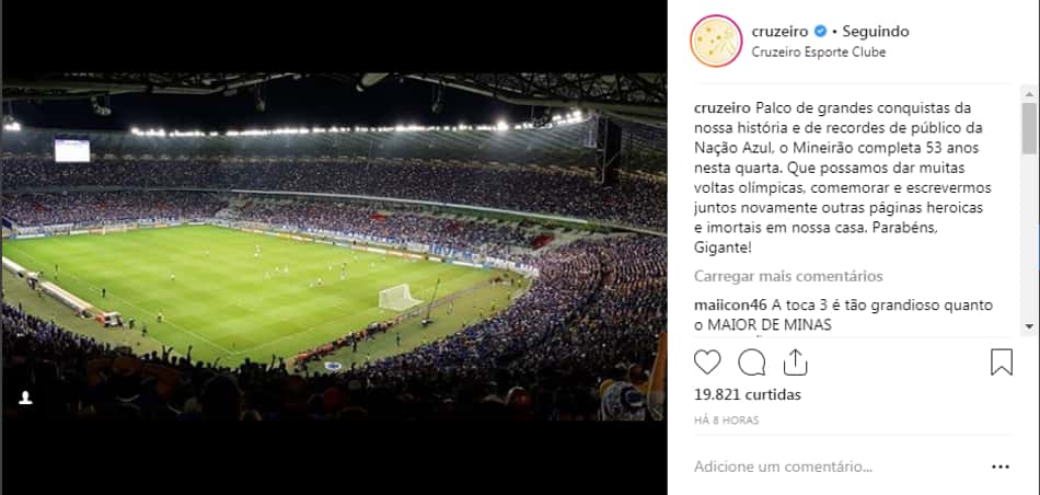 Equipe celeste deixou o seu recado para a Toca da Raposa III