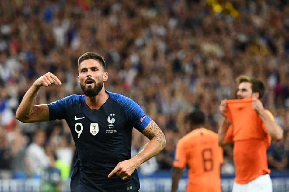 Sai, zica! Giroud marca, e França bate Holanda em casa na Liga das Nações