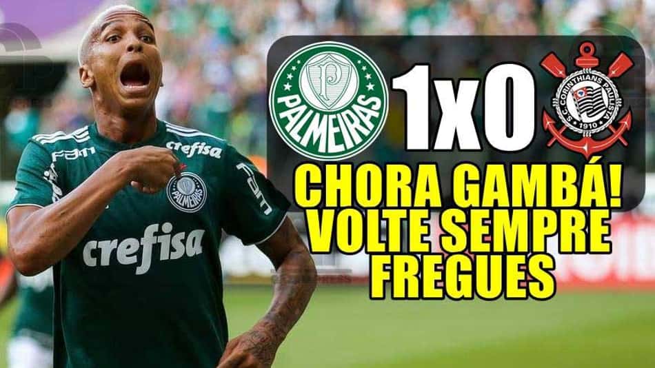 Freguês Fiel! Palmeirenses não perdoam Corinthians nos memes
