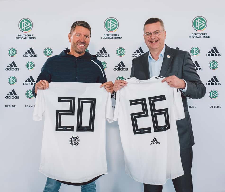 Ligação ampliada: Federação Alemã e Adidas renovam contrato até 2026