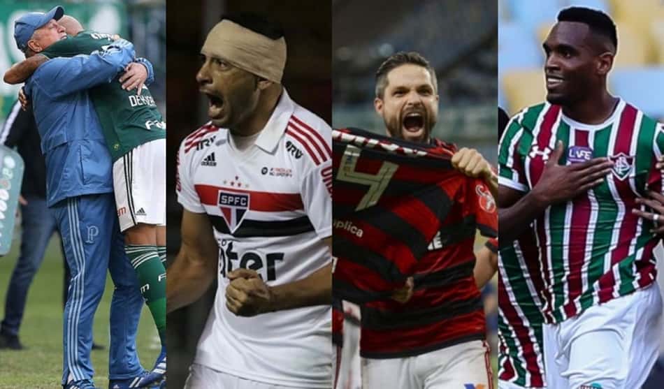 Super-Raio X: Palmeiras, São Paulo, Flamengo e Fluminense dominam a Seleção da 24ª Rodada do Brasileirão-2018