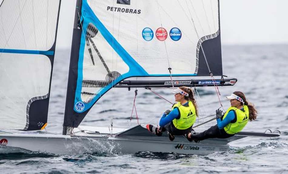 Martine Grael e Kahena Kunze