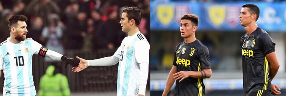 Chegar em CR7 e Messi? Dybala brinca: "Quero ser o primeiro dos humanos"