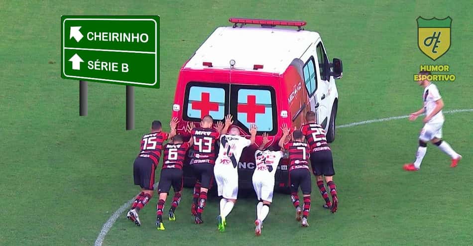 Web bomba de memes com 'empurrãozinho' em ambulância