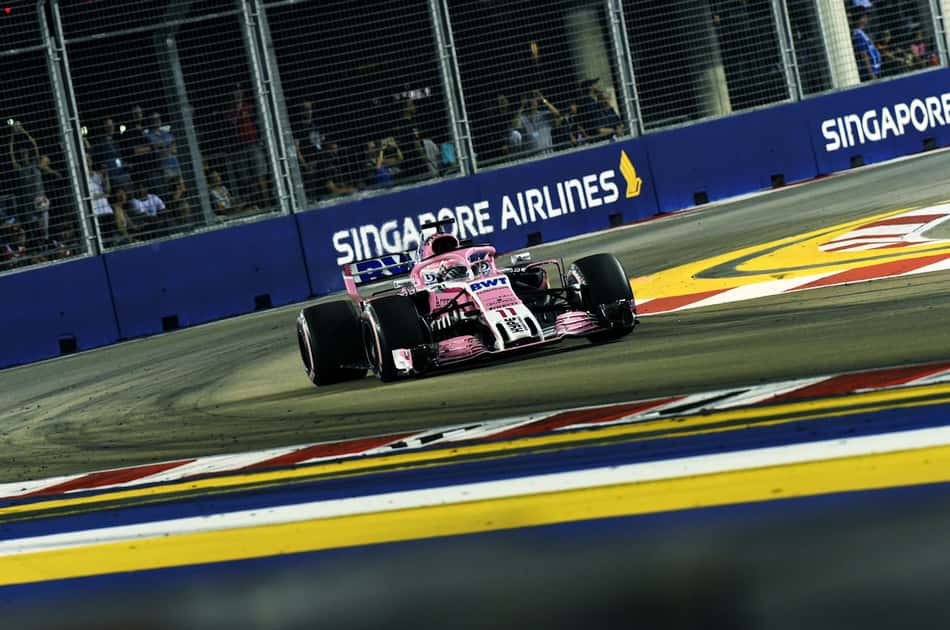 Force India com colisão "inaceitável" em Singapura