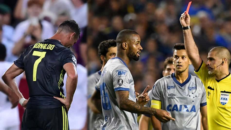 Polêmicas da vez: ex-árbitros veem injustiça em expulsões de CR7 e Dedé