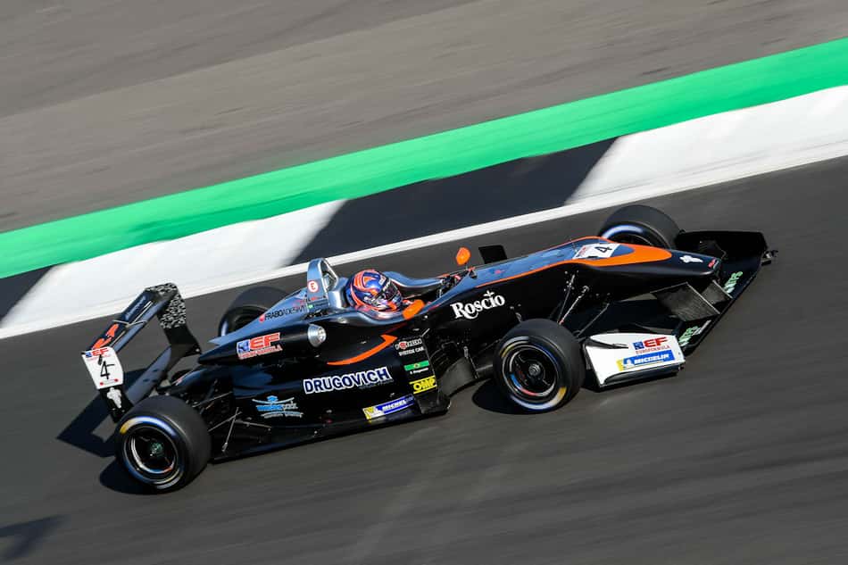 Em Monza, Felipe Drugovich é o mais rápido nos treinos livres do Euroformula F3 Open