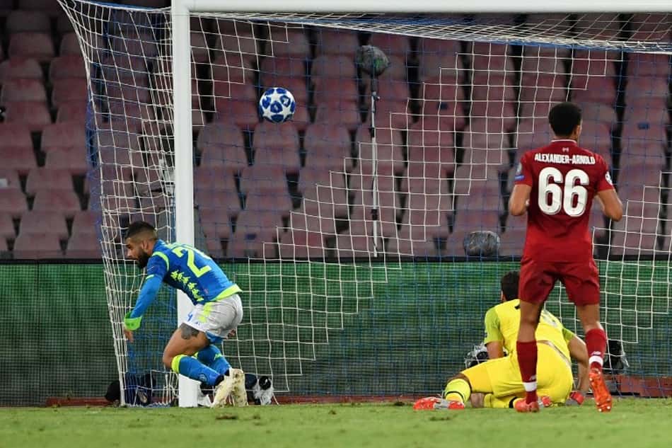 Insigne fez o gol da vitória do Napoli no fim do jogo&nbsp;