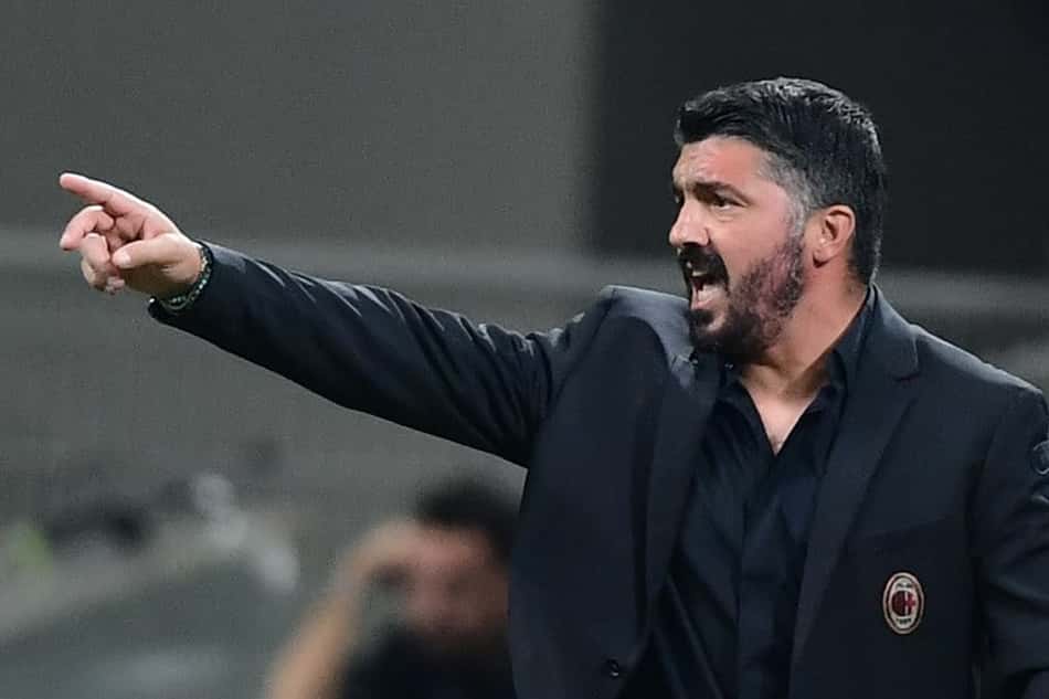 Gattuso - Milan x Olympiacos