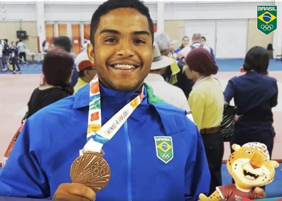 João Vitor Santos conquista medalha de bronze por equipes nos Jogos Olímpicos da Juventude Buenos Aires 2018