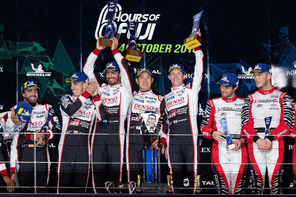 6 Horas do Japão: Kobayashi, Conway e Lopez vencem etapa do WEC em Fuji
