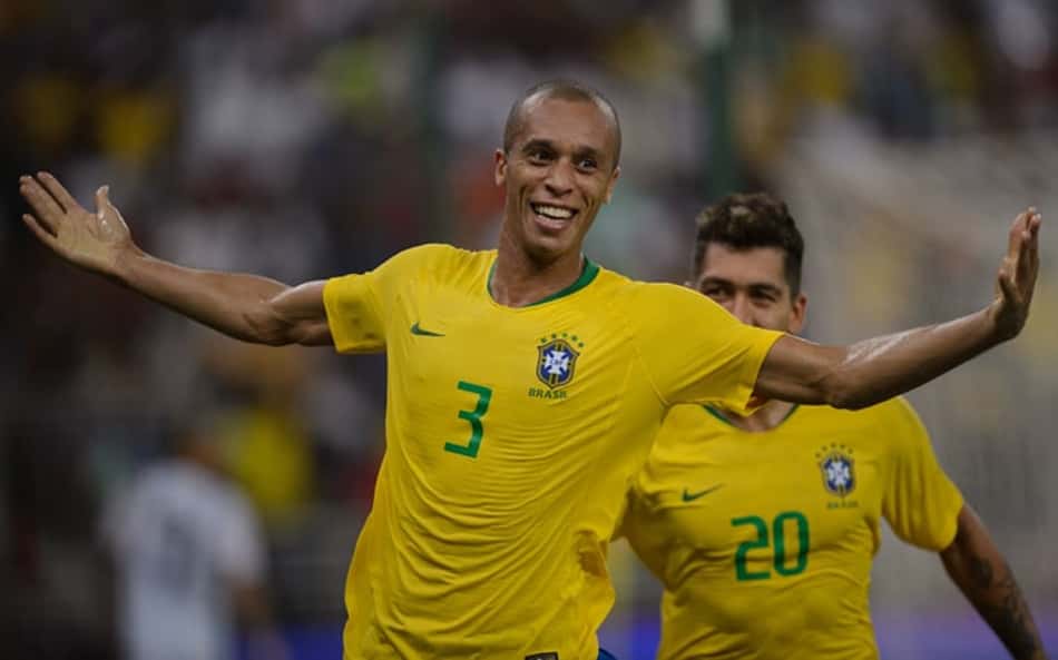 Miranda fez o gol da vitória da Seleção Brasileira 