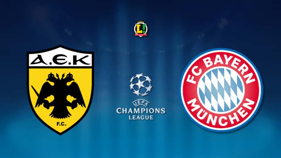 Sem Ribéry, Bayern visita o AEK Atenas pela Liga dos Campeões