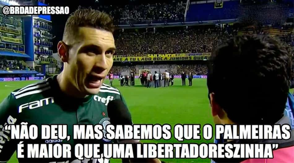 Palmeiras sofre com zoações após derrota para o Boca; veja os memes