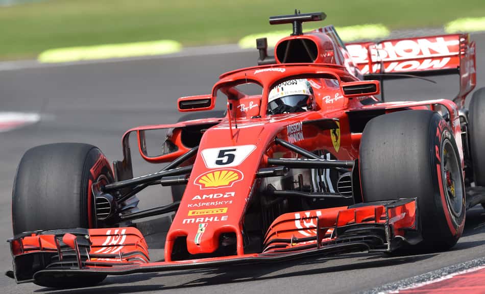 Quarto colocado no TL2, Vettel reclama da falta de aderência no México