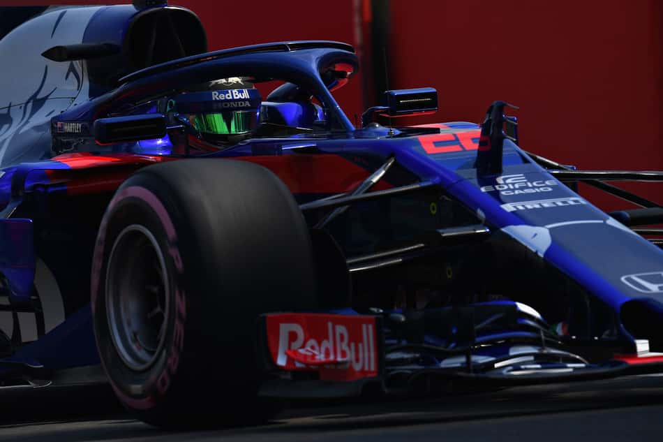Ainda sem vaga garantida para 2019, Hartley colocou a Toro Rosso na sexta posição no TL2
