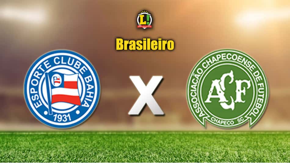 Preocupados com o rebaixamento, Bahia e Chapecoense medem forças em Salvador
