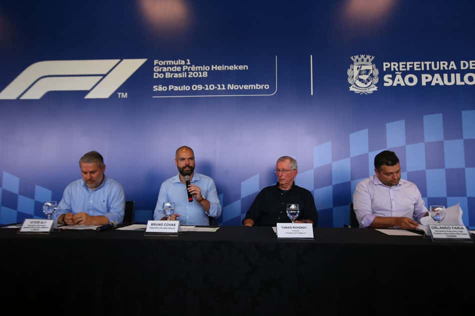 GP do Brasil de F1: Prefeito Bruno Covas visita Interlagos para vistoria das obras