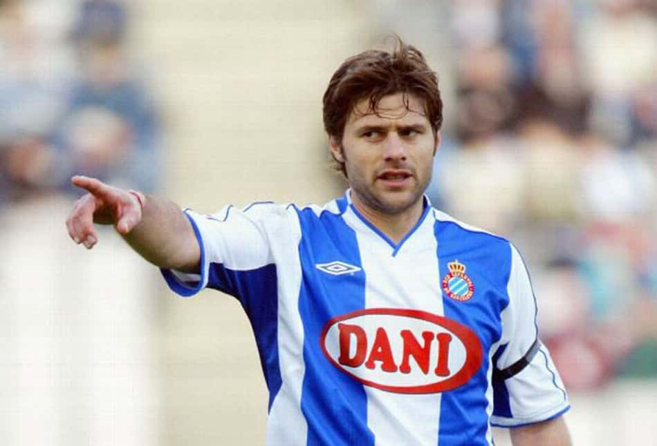 Maurício Pochettino, como jogador do Espanyol