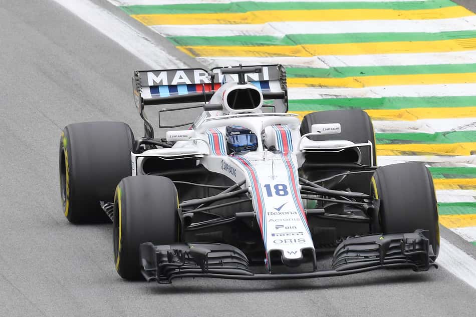 Stroll na última fila do grid: "Chuva e uma volta não muito boa"