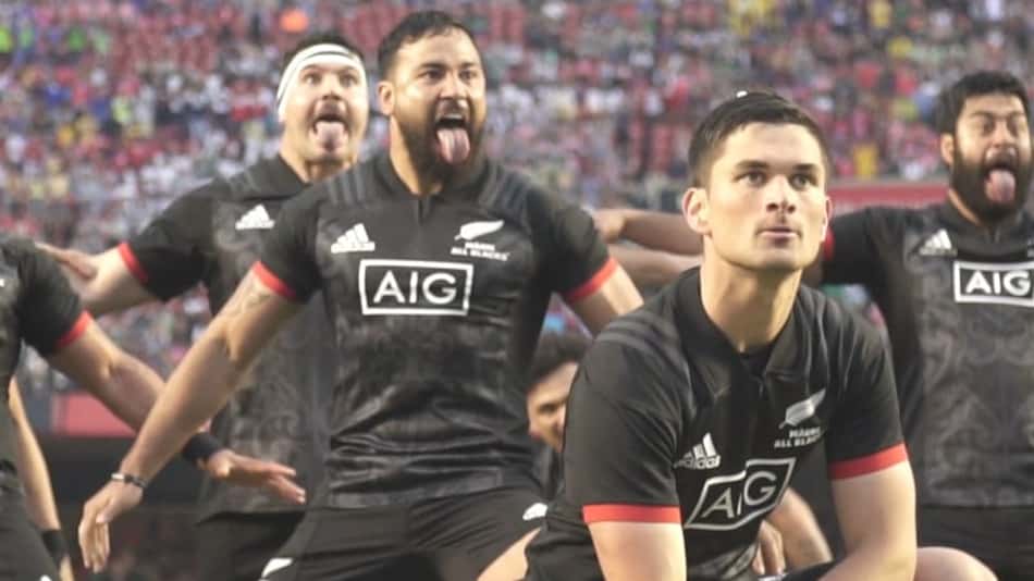 All Blacks dá show com Haka antes de amistoso no Morumbi