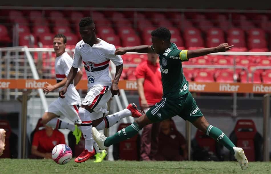 São Paulo x Palmeiras na final do Paulista sub-17 2018