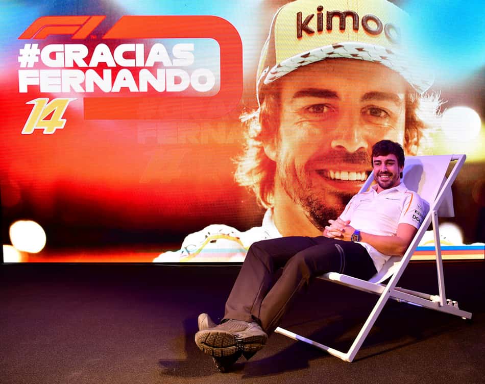 Fernando Alonso foi eleito o Piloto do Dia em sua última corrida na Fórmula 1