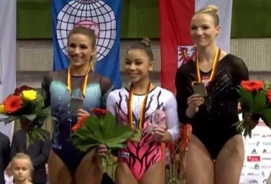 Pódio - Copa do Mundo de ginástica