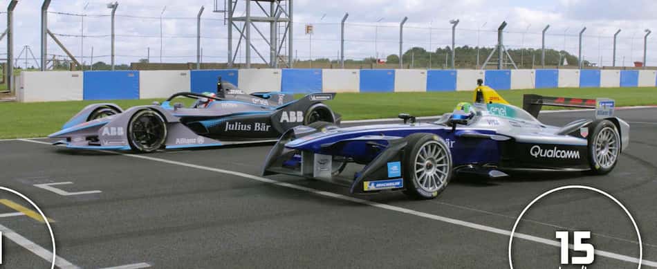 VÍDEO: Confira o duelo entre o Gen1 e o Gen2 da Fórmula E em Donington Park