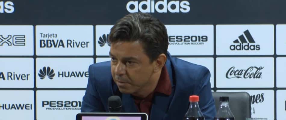 Técnico Marcelo Gallardo fala sobre interesse de gigante europeu