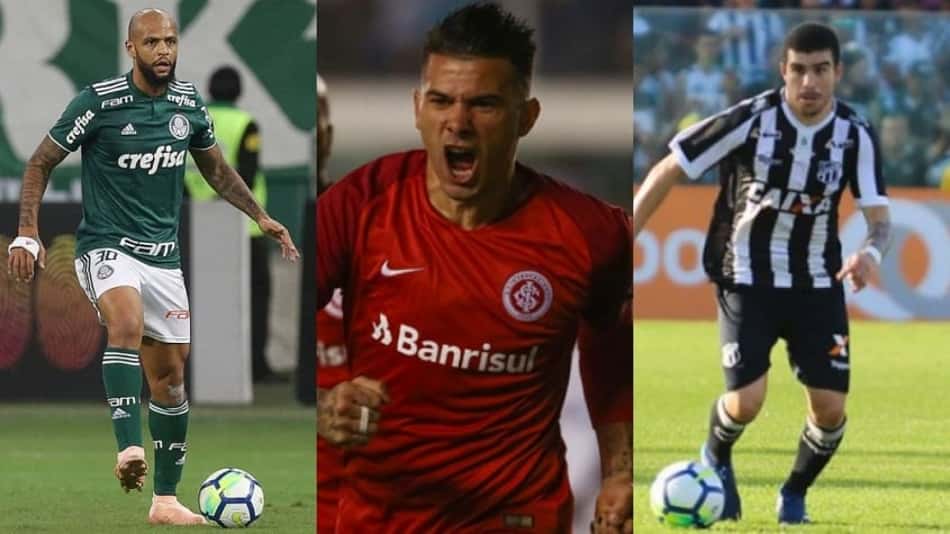 Veja os jogadores com mais cartões amarelos no Brasileirão-2018