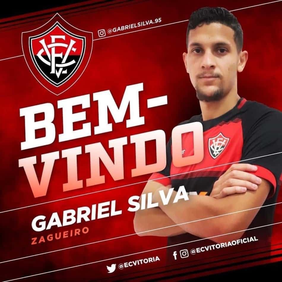 Vitória oficializa a chegada do zagueiro Gabriel Silva