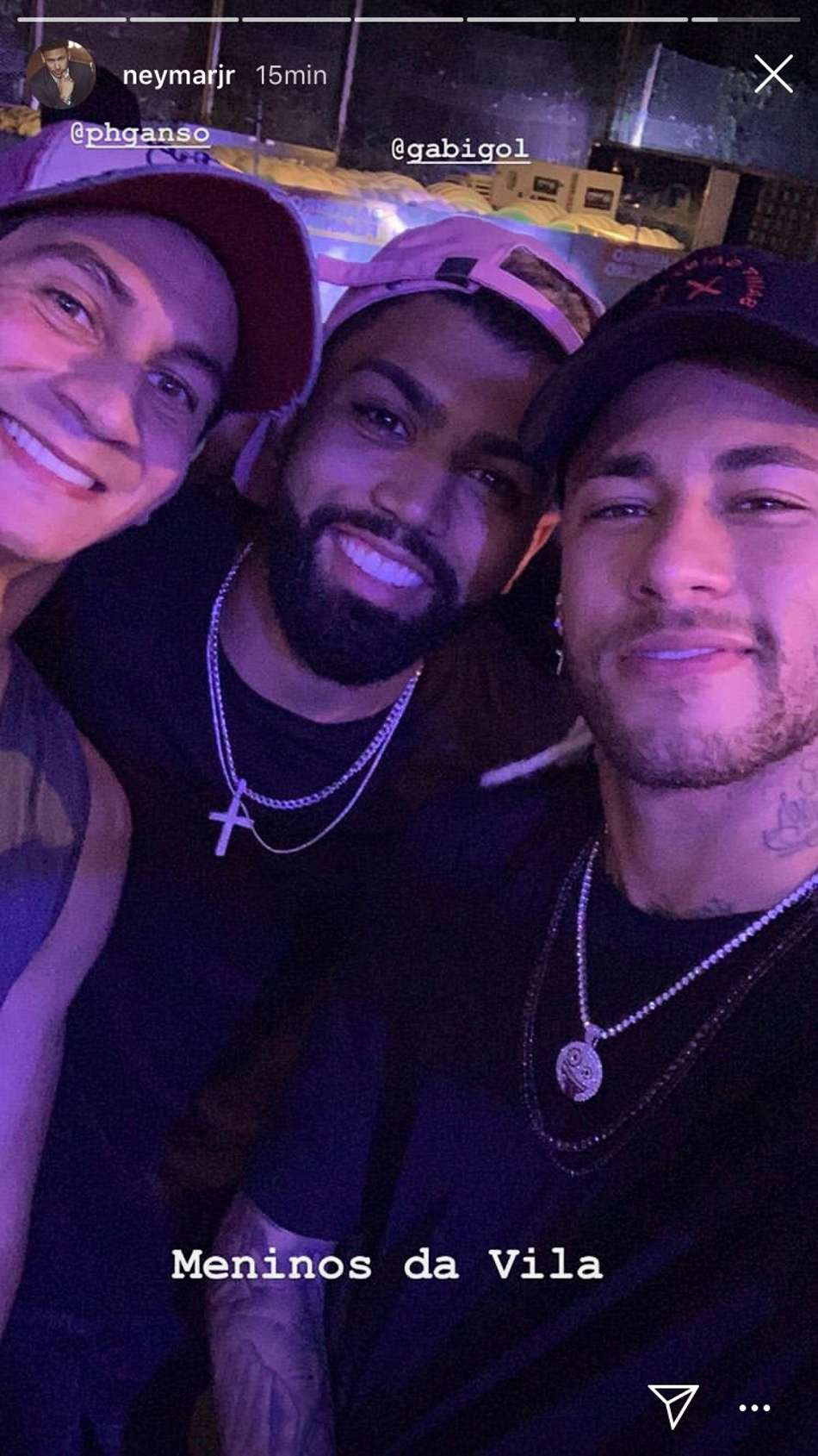 Neymar, Ganso e Gabigol