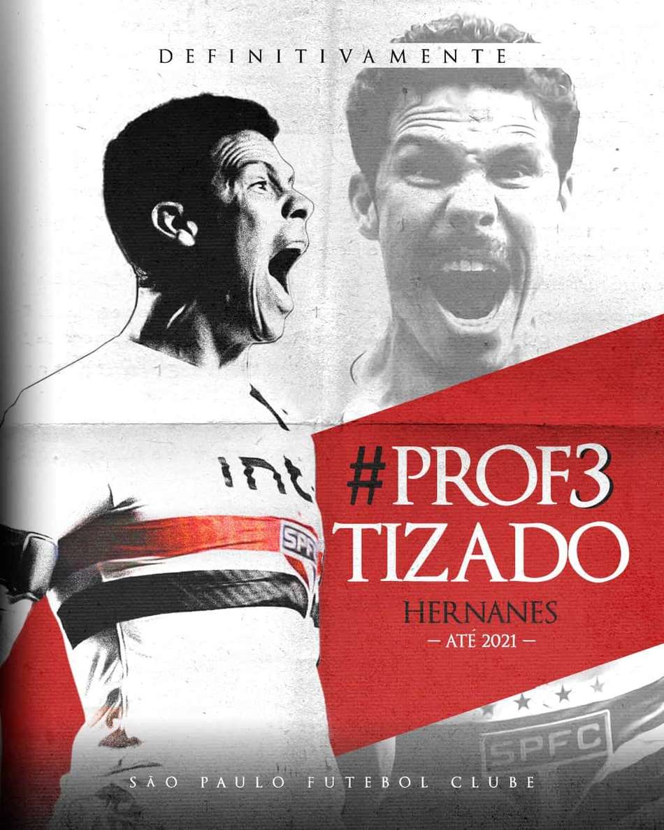 São Paulo anuncia a contratação de Hernanes pelos próximos três anos