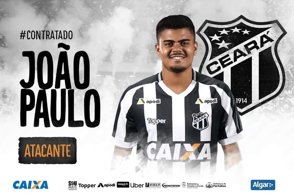 Ceará anuncia a contratação do atacante João Paulo para 2019