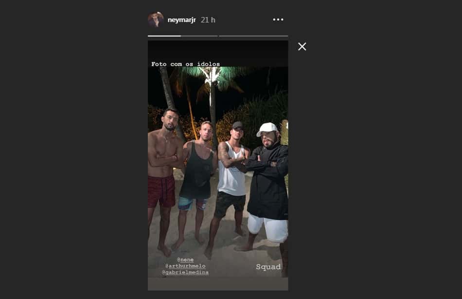 Festa de Ano novo - Neymar