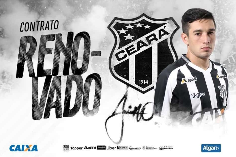 Bahia anuncia renovação de empréstimo do volante Juninho ao Ceará