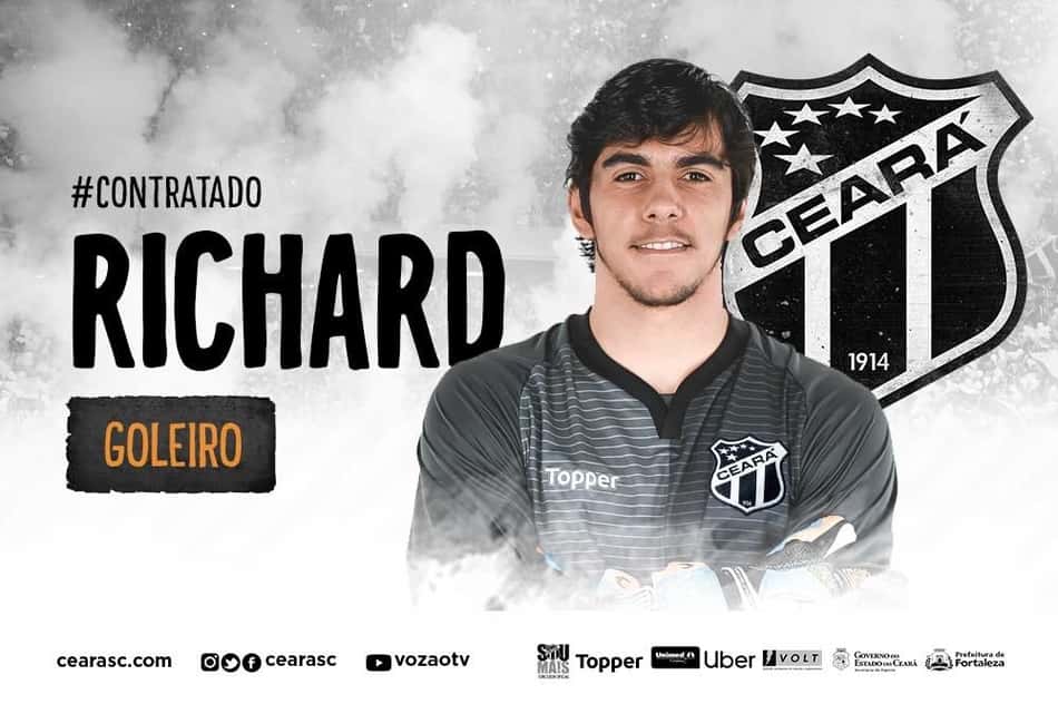 Ceará confirma a chegada do goleiro Richard