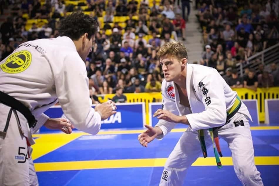Nicholas Meragali comentou sobre a luta com Leandro Lo no BJJ Stars em São Paulo (Foto: Vitor Freitas)