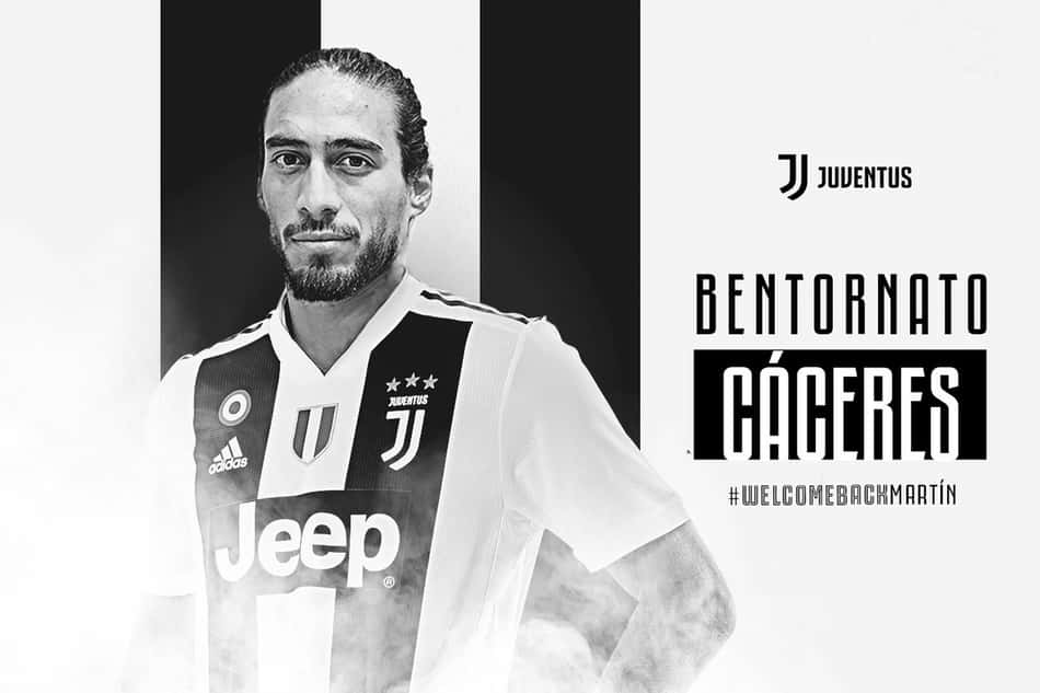 Especulado no Flamengo, zagueiro Martín Cáceres retorna à Juve