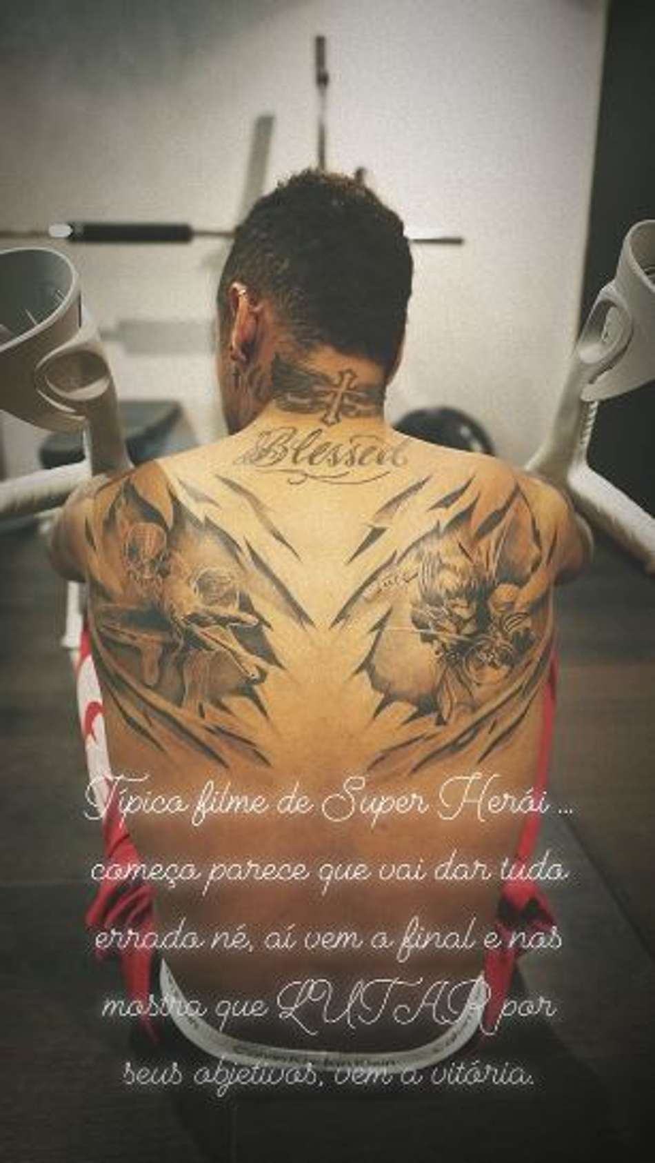 neymar mensagem