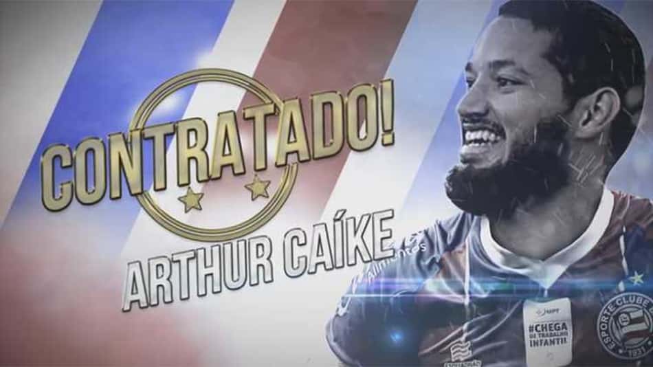 Arthur Caíke é confirmado como reforço do Bahia